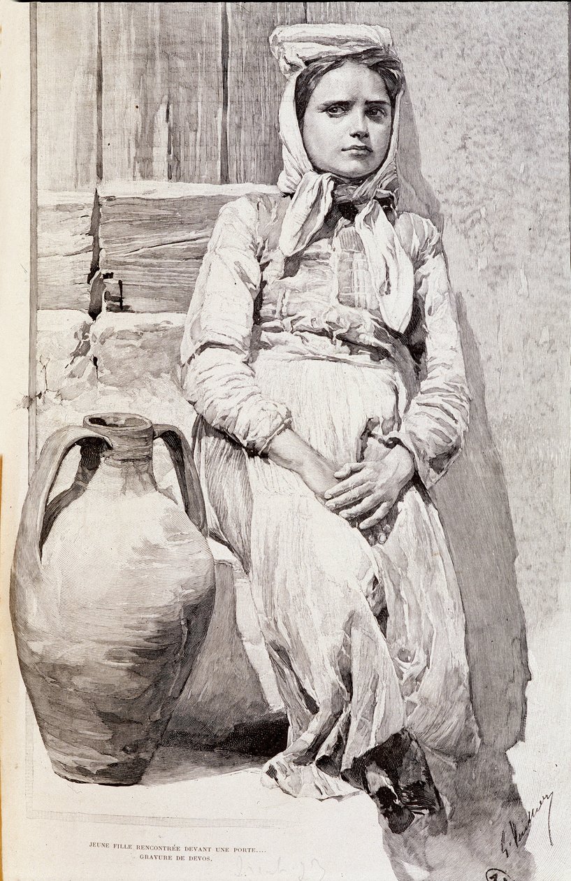 Ragazza siciliana da Unknown artist
