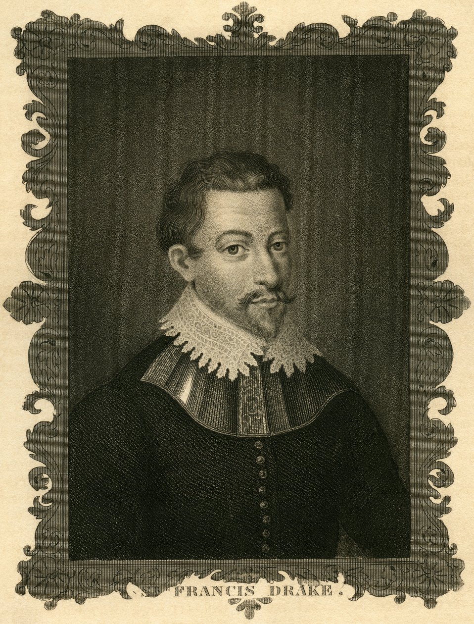 Sir Francis Drake (1540-1596) da Unknown artist