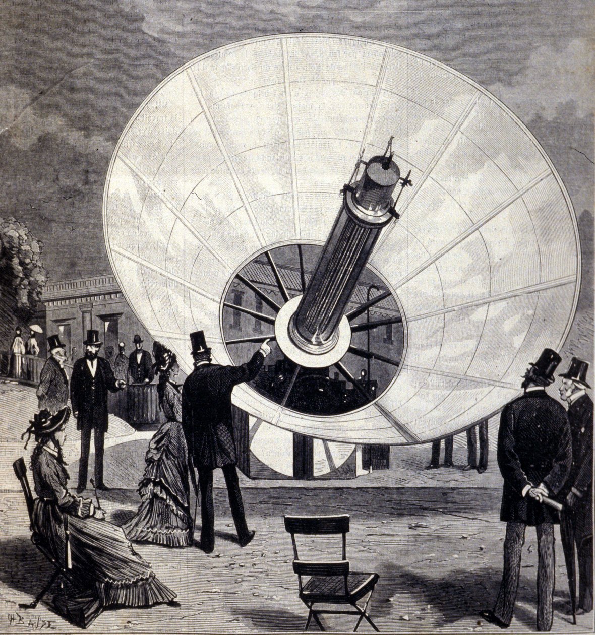 Forno solare di Augustin Mouchot e Pifre da Unknown artist
