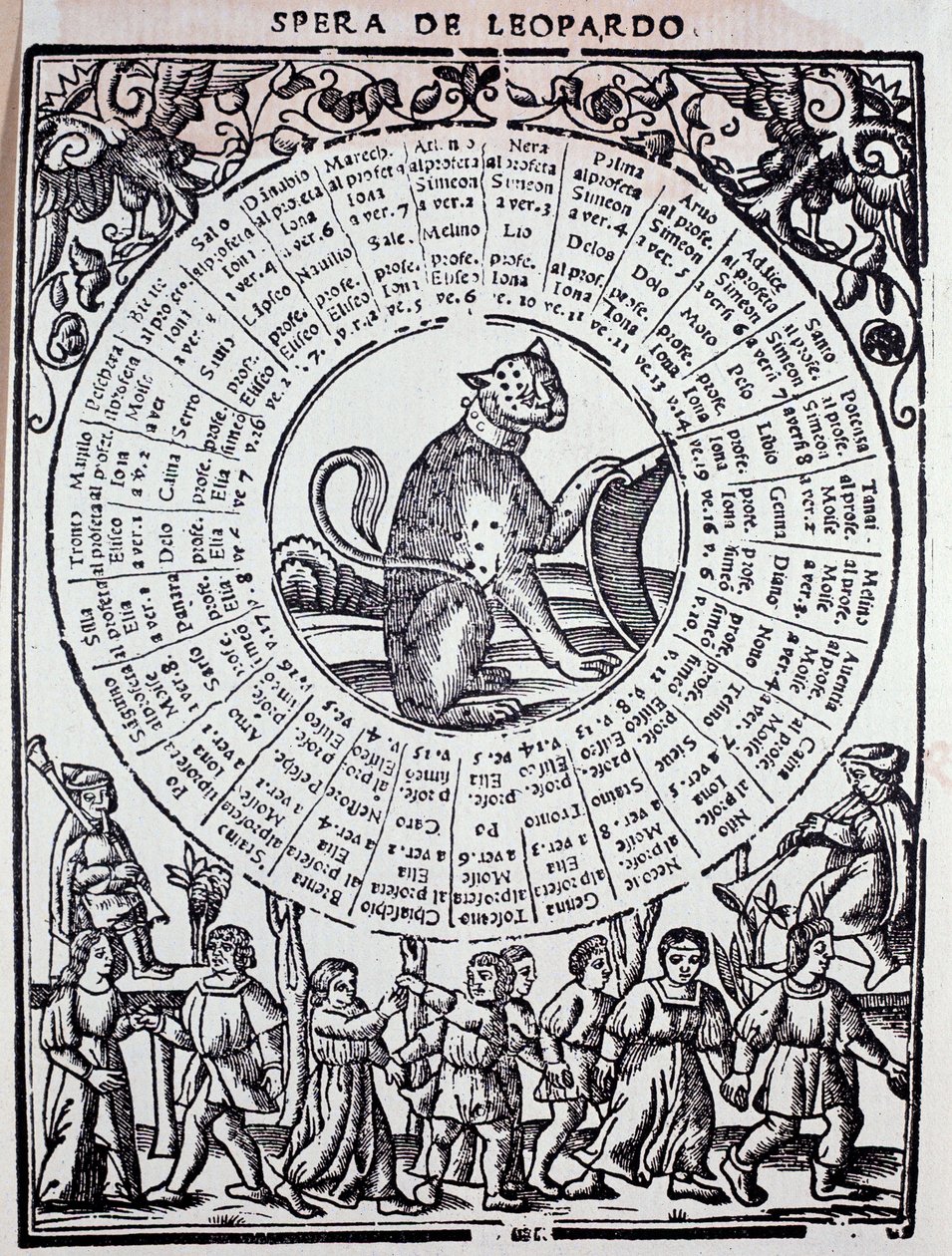 Sfera del Leopardo "Trionfo della fortuna" di Sigismondo Fanti da Unknown artist