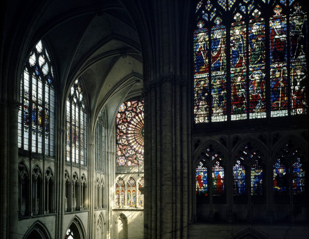 Vetrate e rosone della Cattedrale di Troyes da Unknown artist