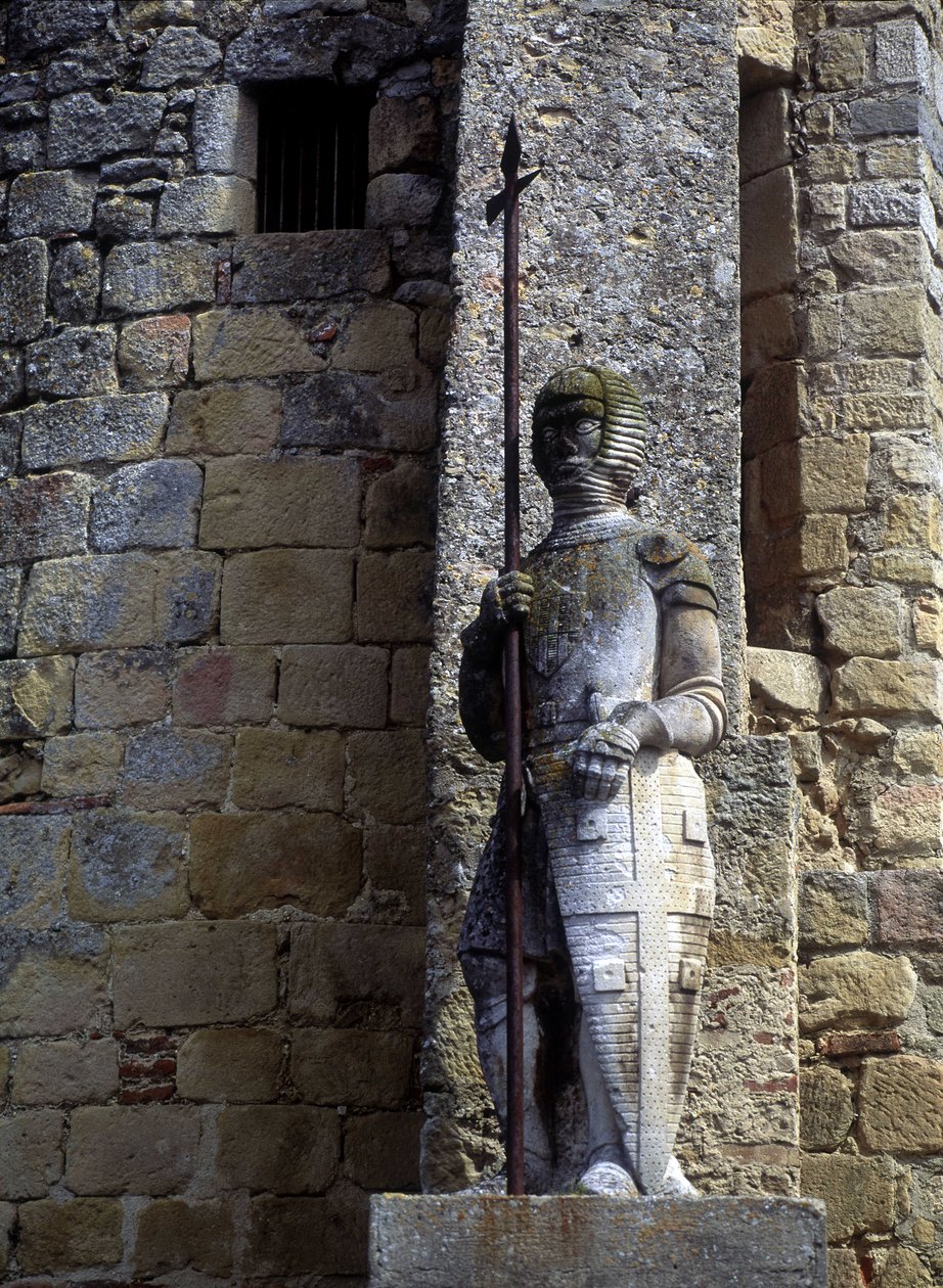 Statua di un guerriero cataro sulla porta di Avignonet nel Lauragais (31) da Unknown artist