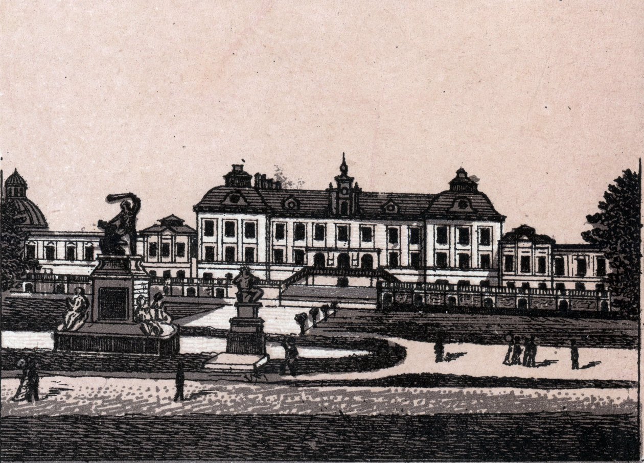 Stoccolma, Svezia: vista del castello di Drottningholm da Unknown artist