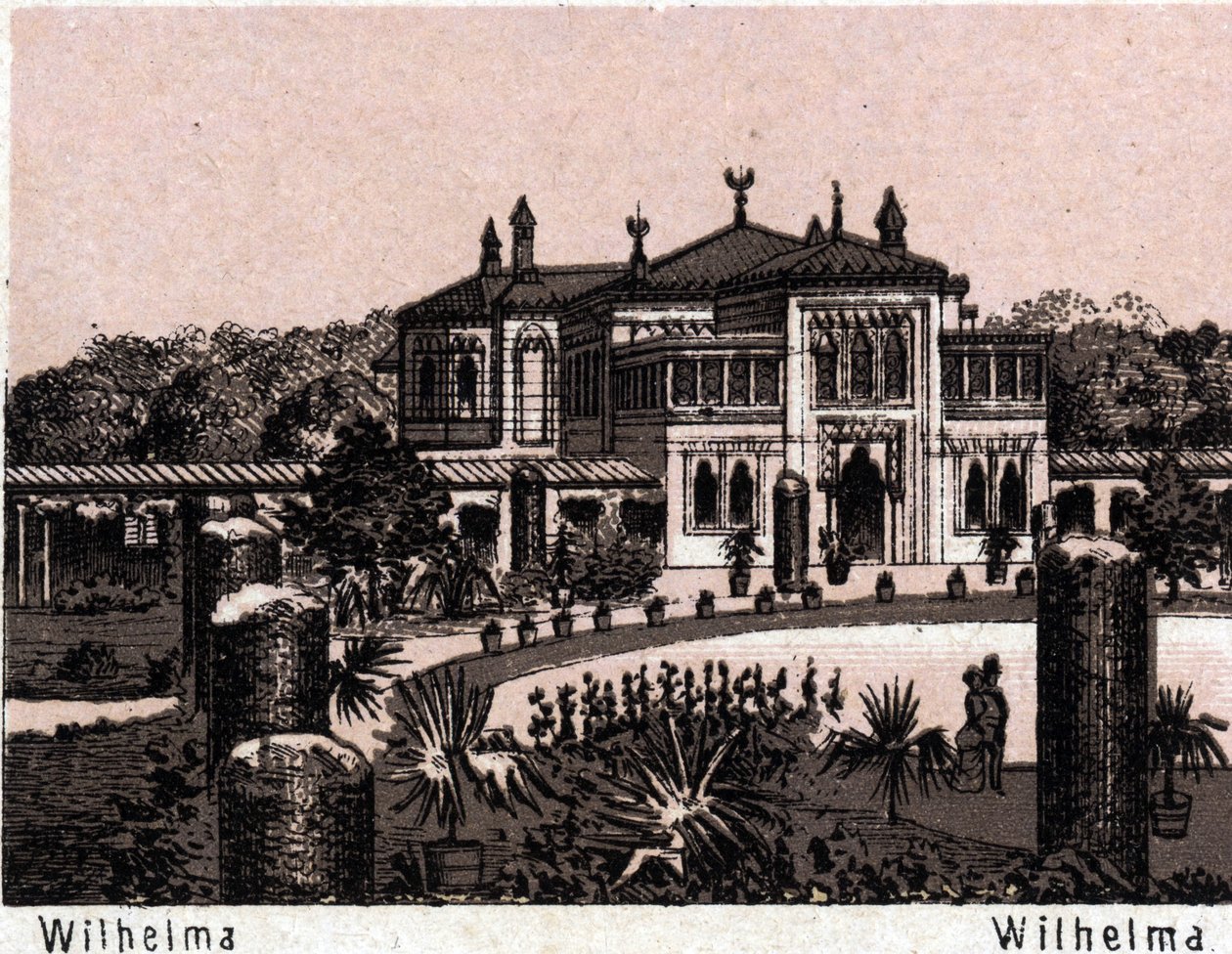 Stoccarda, Germania: vista di Wilhelma da Unknown artist