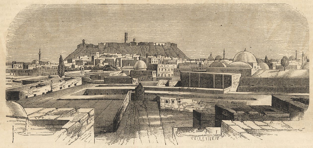 Siria: la città di Aleppo in Siria nel XIX secolo - Aleppo in Siria - 1864 da Unknown artist