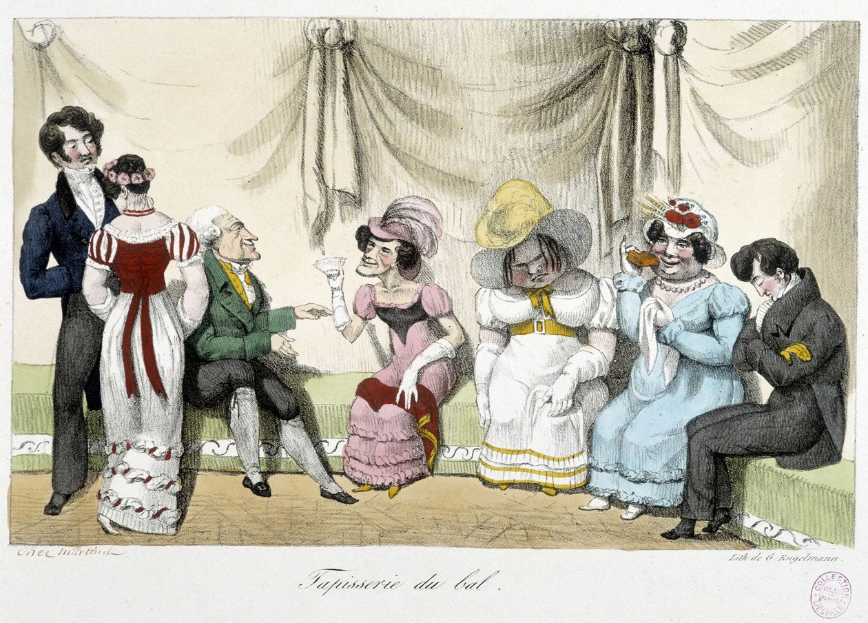 Arazzo del ballo - n.d., inizio XIX secolo, Carnavalet da Unknown artist