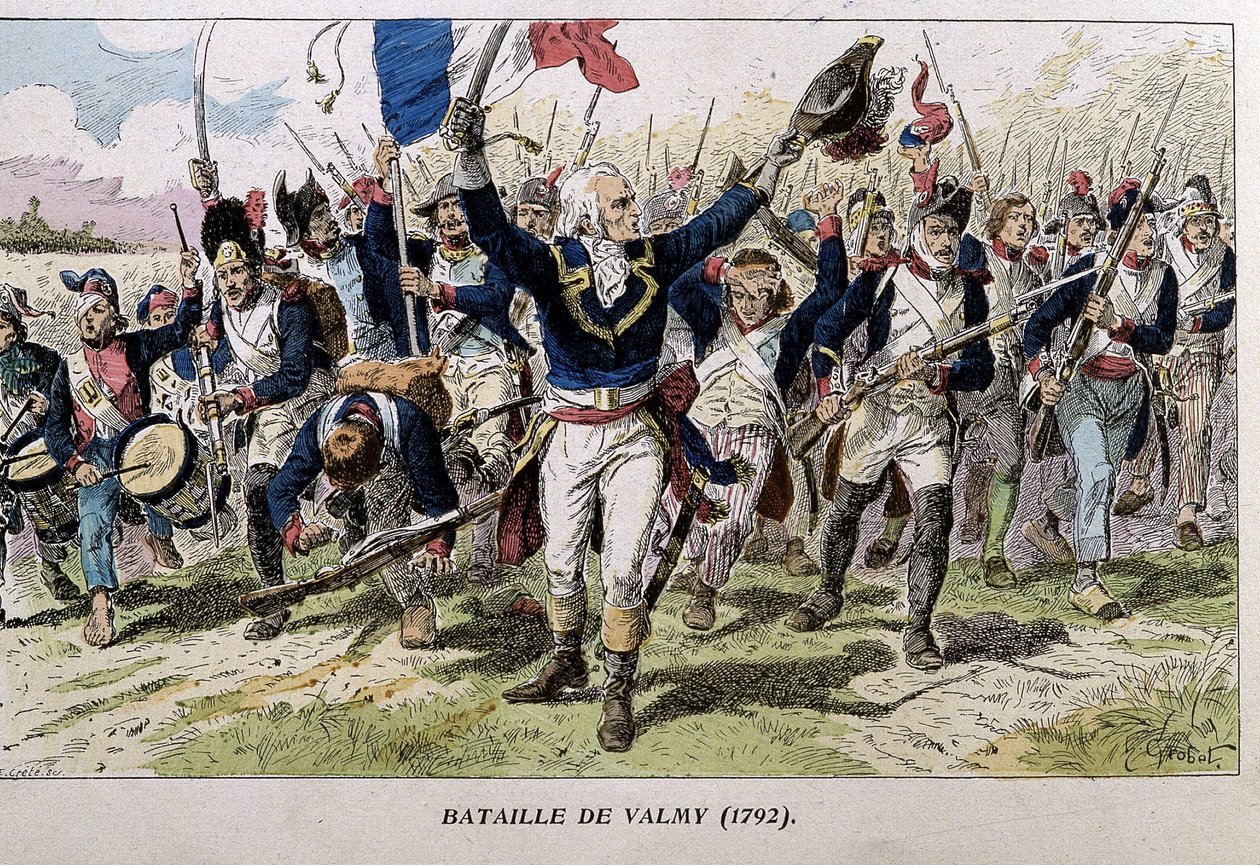 La battaglia di Valmy (1792) da Unknown artist