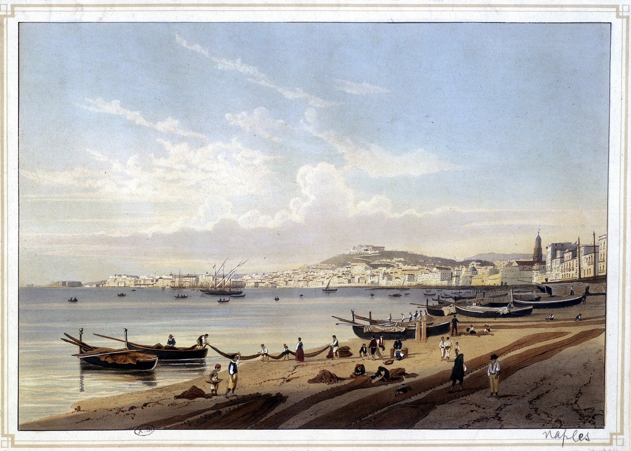 La Baia di Napoli da Unknown artist