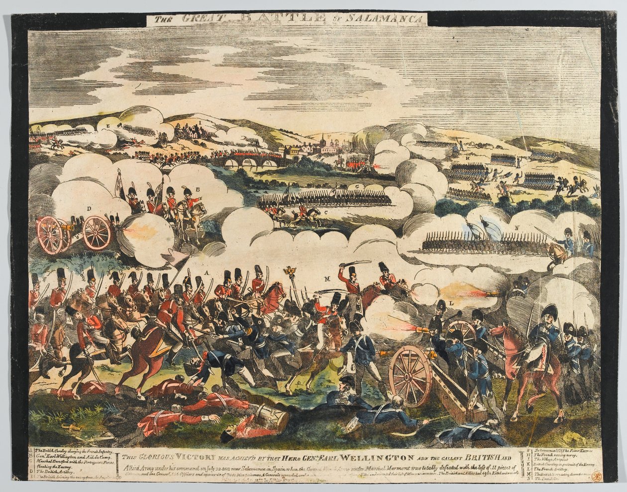 La Grande Battaglia di Salamanca da Unknown artist