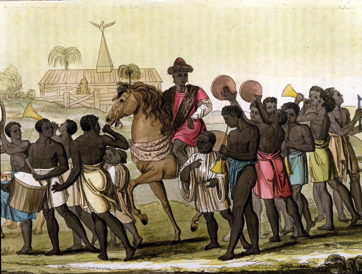 Il re del Benin (Dahomey) da Unknown artist