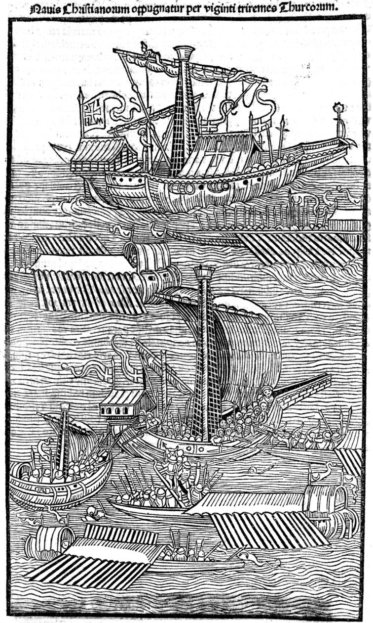 I Cavalieri di Rodi da Unknown artist