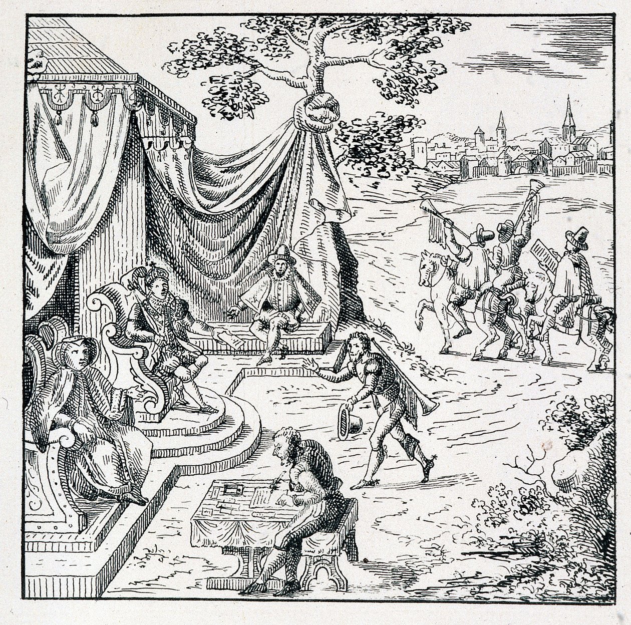 Il Principe di Condé ottenne da Carlo IX (1550-1574) un editto con cui permetteva ai calvinisti di esercitare la loro religione nel regno (Pace di Saint-Germain firmata l