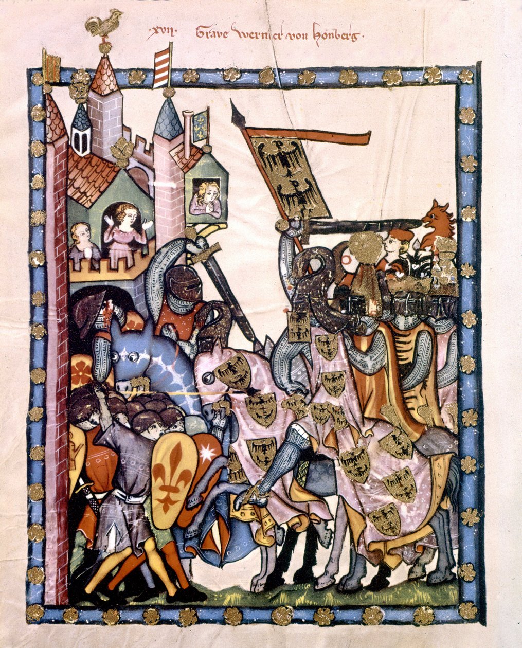 Il poeta e cavaliere svizzero Graf Werner von Homberg (1284-1320) al servizio dell