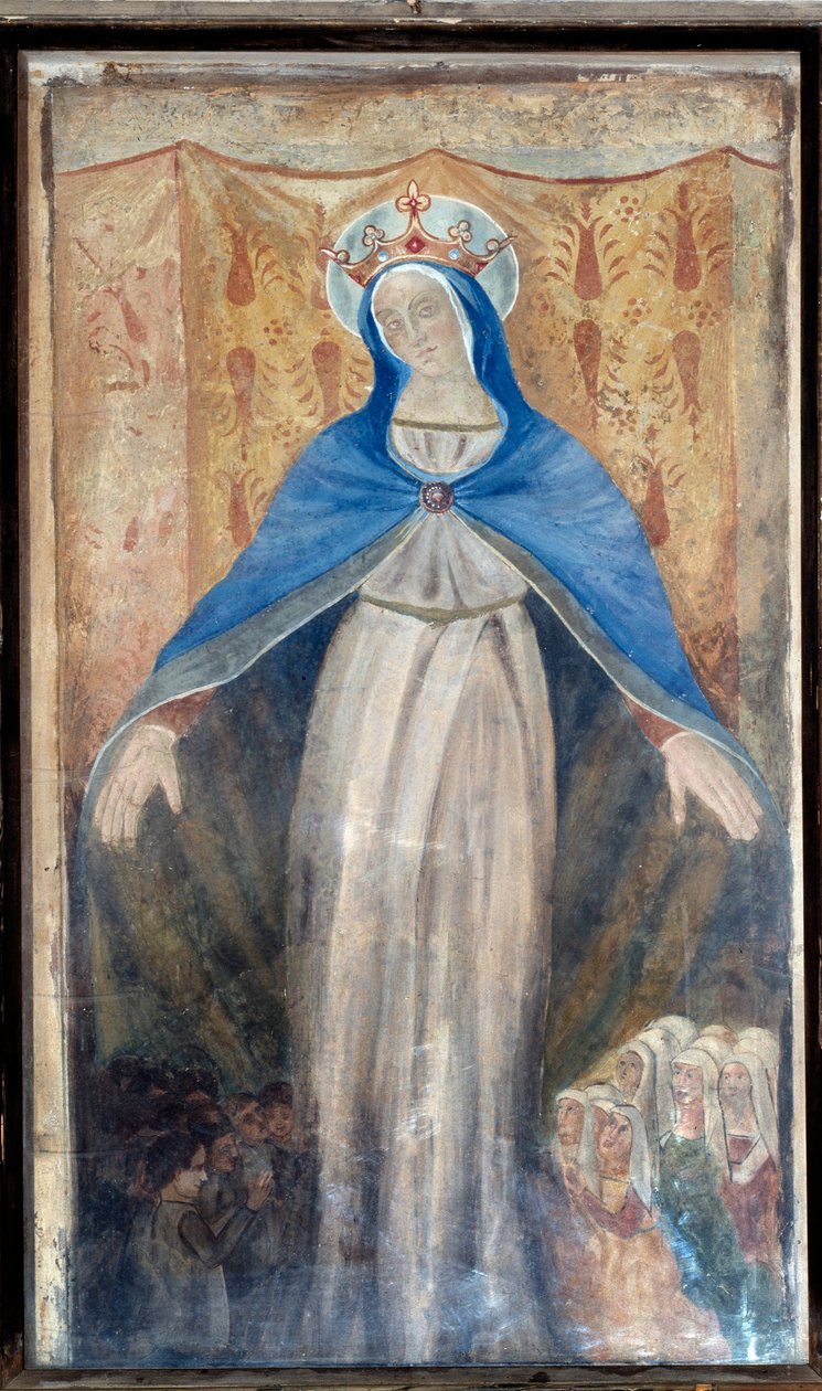 La Vergine, pannello centrale del trittico da Unknown artist