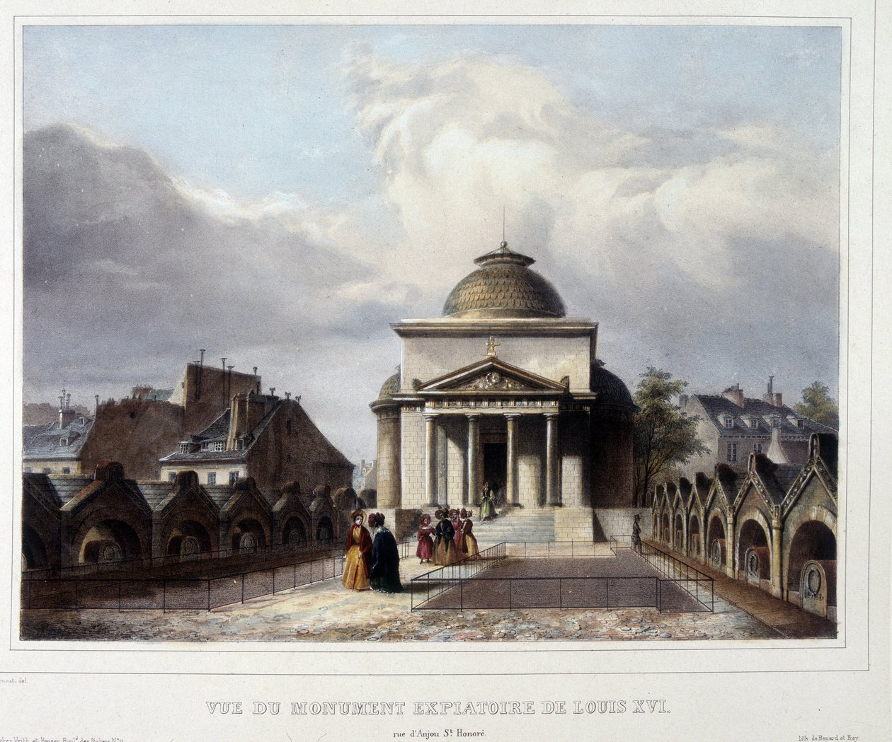 La cappella espiatoria di Luigi XVI a Parigi da Unknown artist