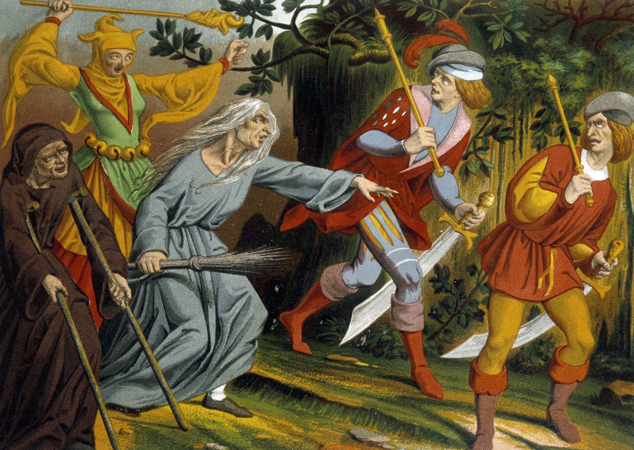 Il mendicante, il pazzo, la strega e i sergenti d
