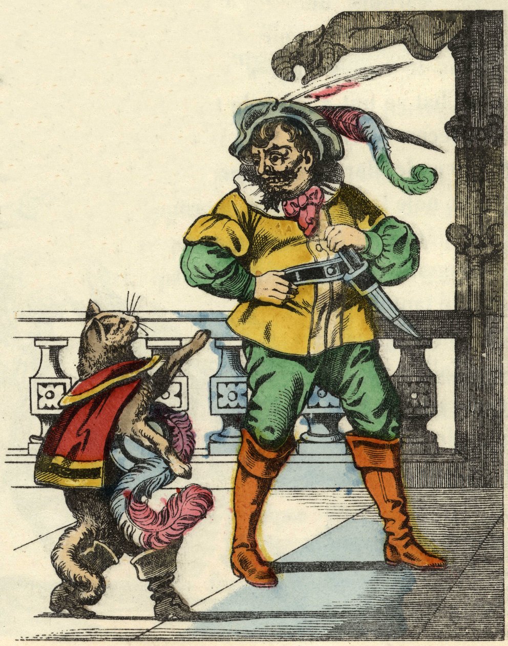 Il gatto con gli stivali incontra l