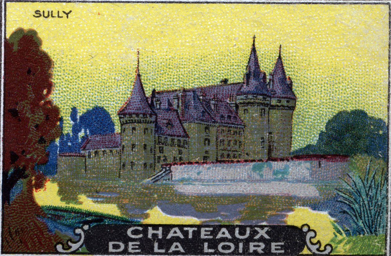 I castelli della Loira: il castello di Sully, inizio del XX secolo (cromo) da Unknown Artist