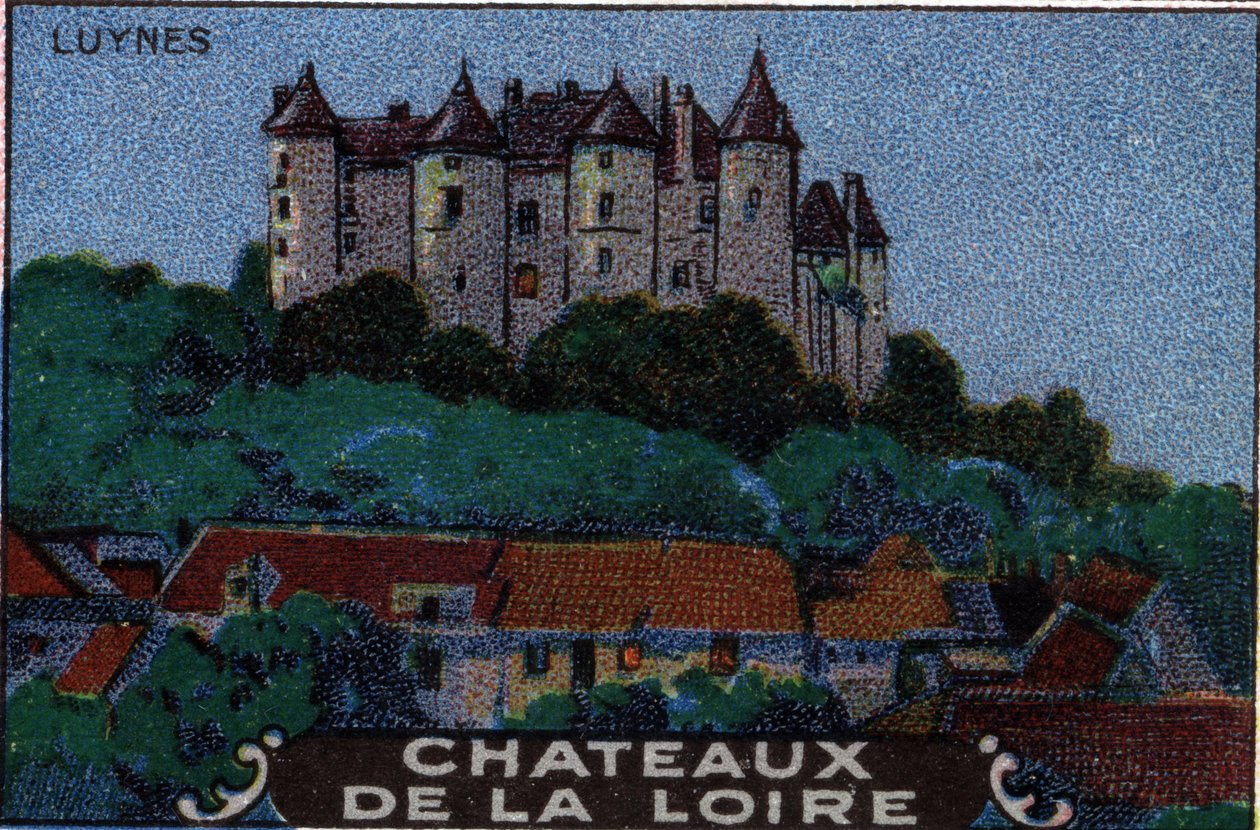 I castelli della Loira: il castello di Luynes, inizio del XX secolo (cromo) da Unknown Artist
