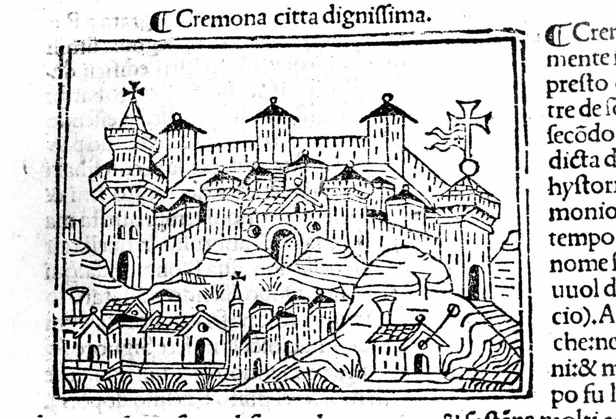 La città di Cremona dopo Jacopo Foresti da Unknown artist