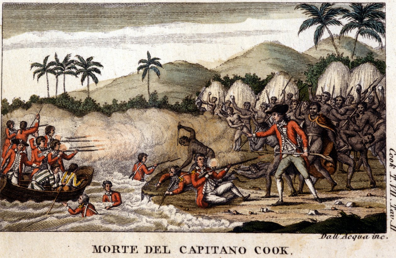 La morte del Capitano Cook dopo i 