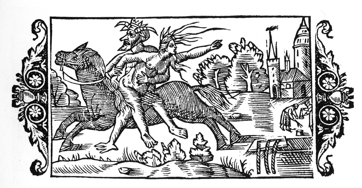 Il diavolo che porta una strega - in 