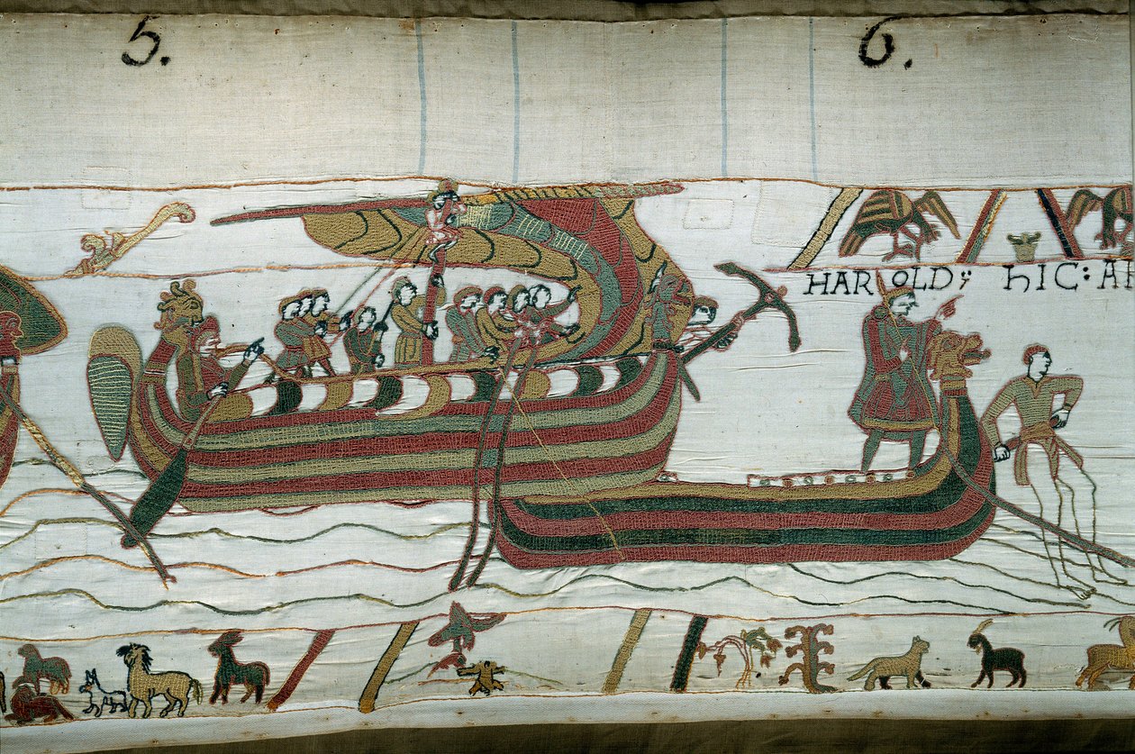 La flotta di Harold da Unknown artist