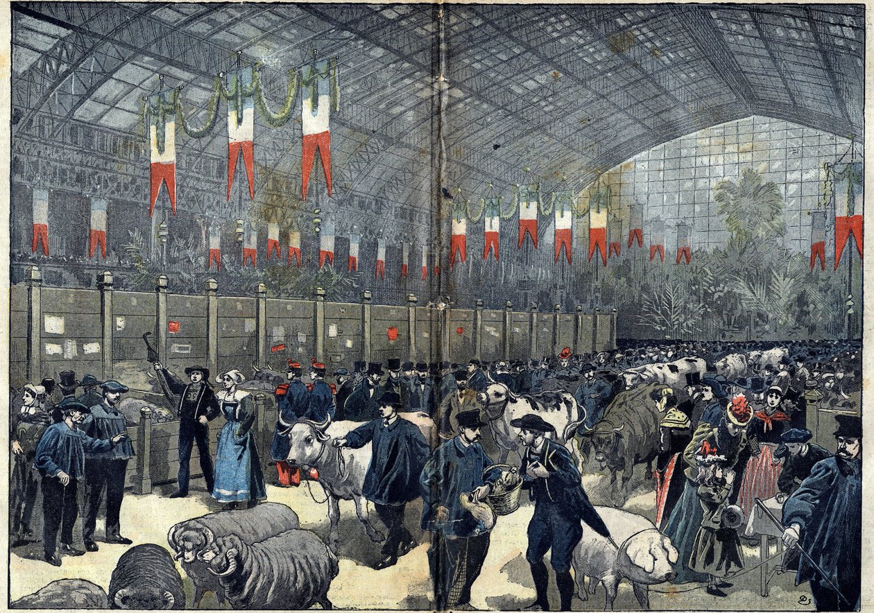 Il concorso generale agricolo di Parigi - 14 marzo da Unknown artist