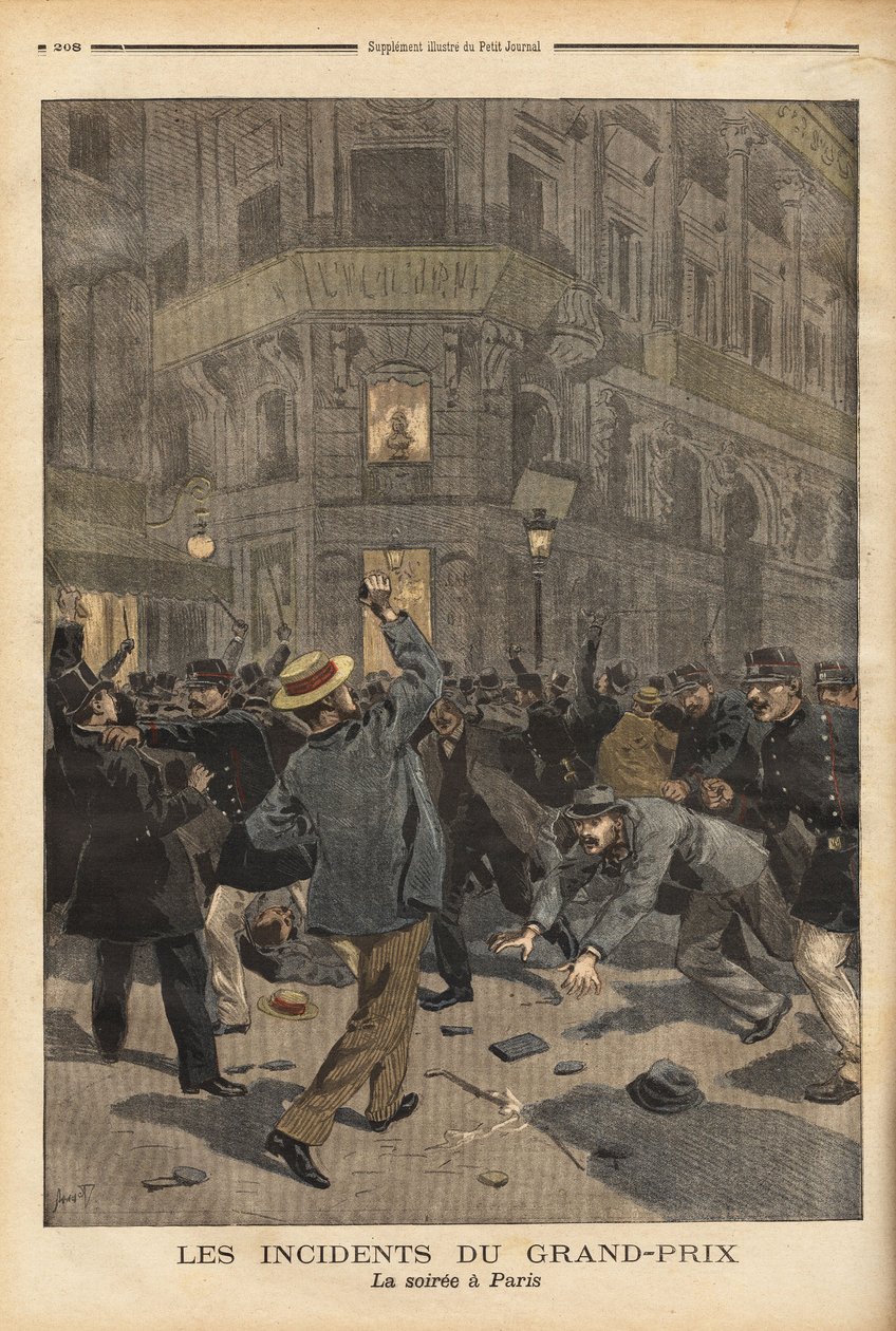 La lotta generale continuò nelle strade di Parigi di notte, riunì gli anarchici che pensavano di essere protetti dalle parole del Ministro dell
