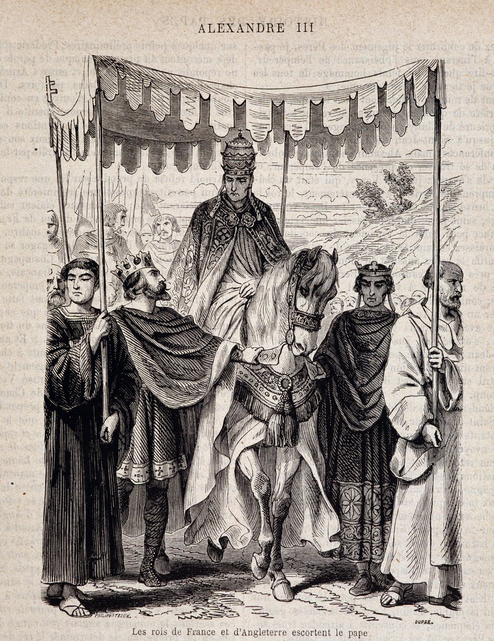 I re di Francia Luigi VII il Giovane (1120 - 1180) e d