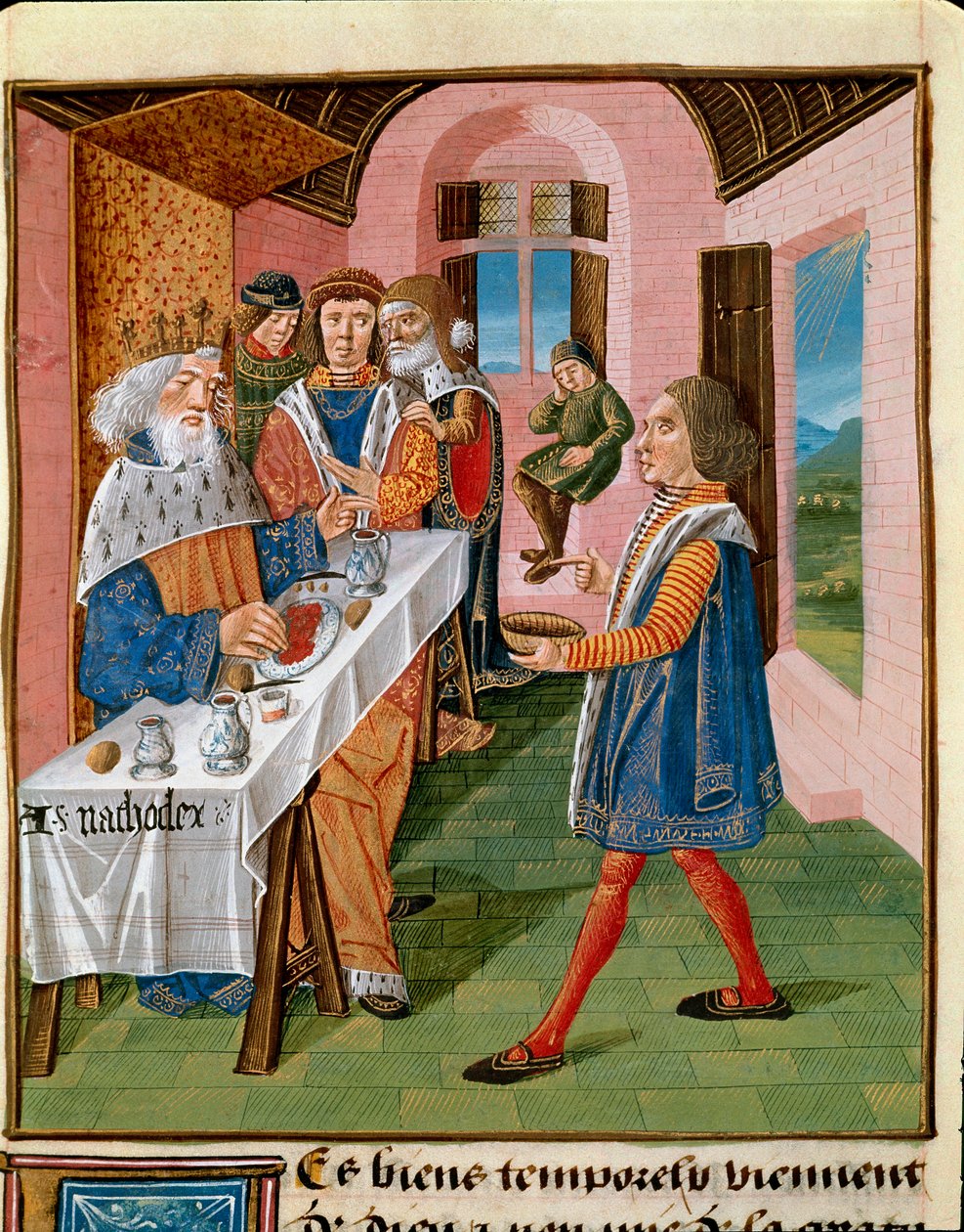 Il pasto del Re di Sicilia, Arthagogles Miniatura da 