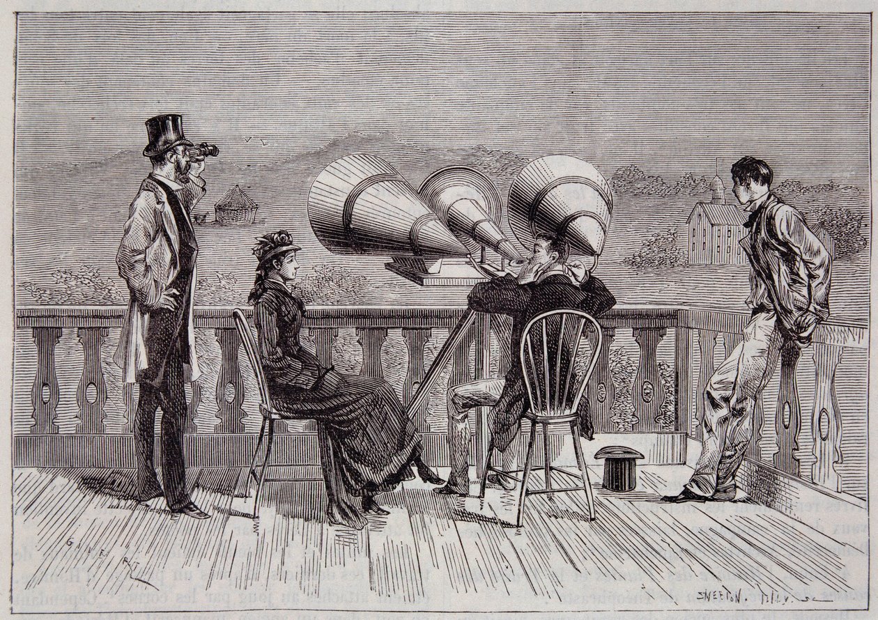 Il megafono di Thomas Edison - in "La Nature" 1878 da Unknown artist
