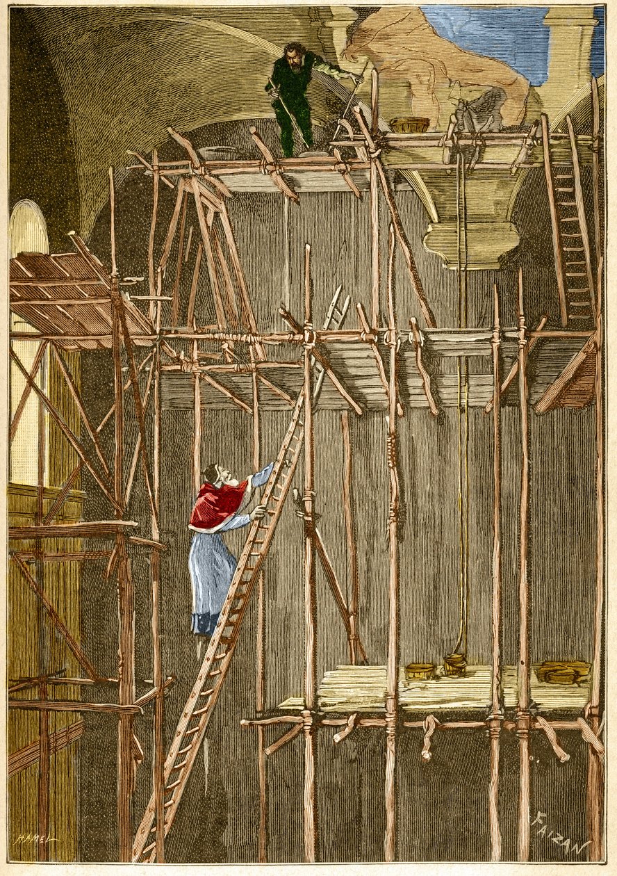 Il pittore Michelangelo Buonarroti chiamato Michelangelo da Unknown artist