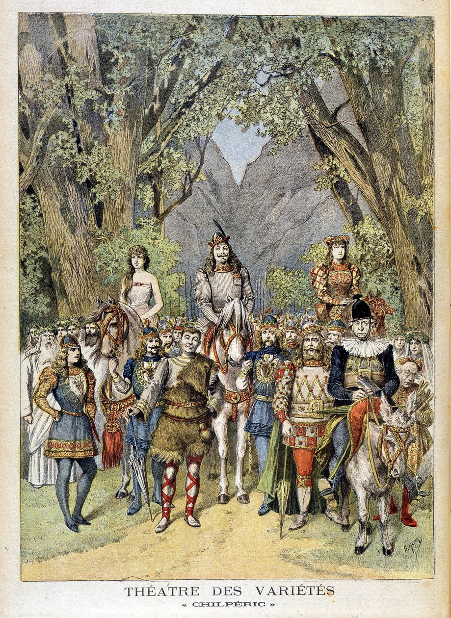 La commedia “Chilperic” al teatro delle Varietà di Parigi da Unknown artist