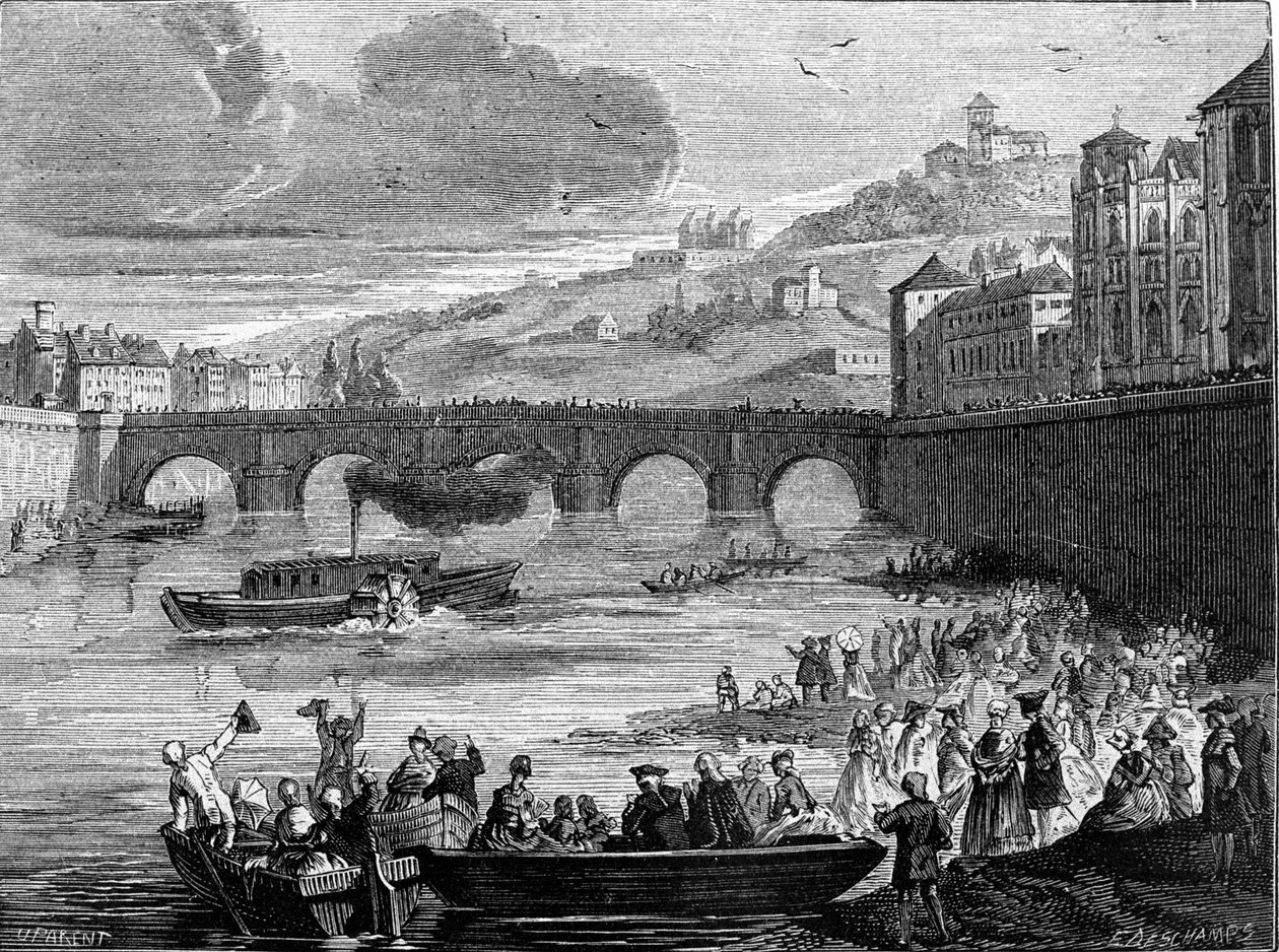 Il battello a vapore del marchese Jouffroy d