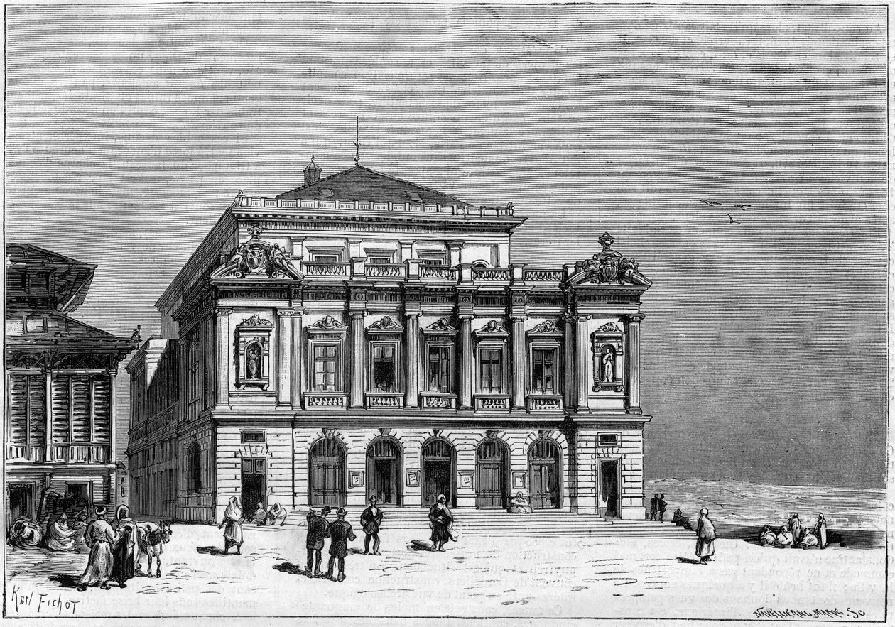 Il teatro di Costantino in Algeria costruito dall