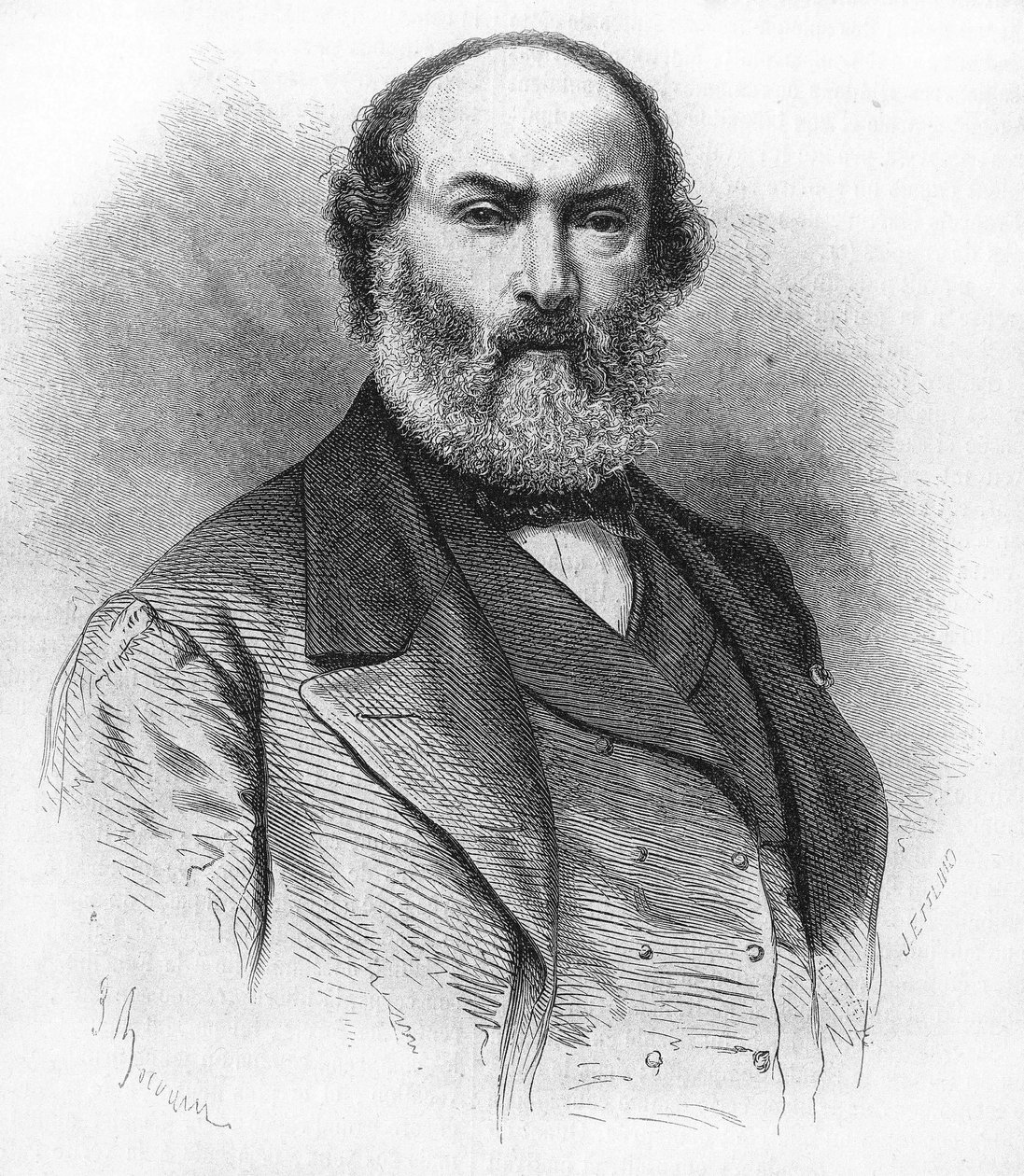 Théodore Rousseau (1812-1867), pittore francese da Unknown artist