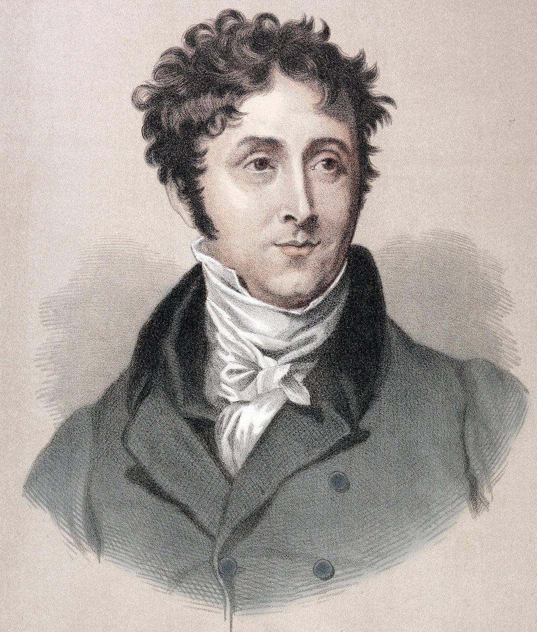 Thomas Campbell (1777-1844), poeta scozzese da Unknown artist