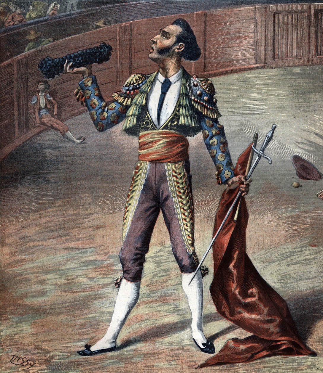 Costume da torero nel 1892 da Unknown artist