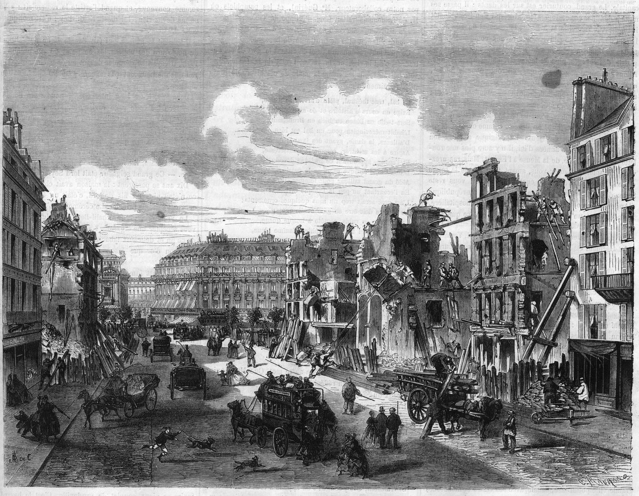 Trasformazioni di Parigi sotto il Secondo Impero, Parigi Haussmann: demolizione della Rue de la Paix per l