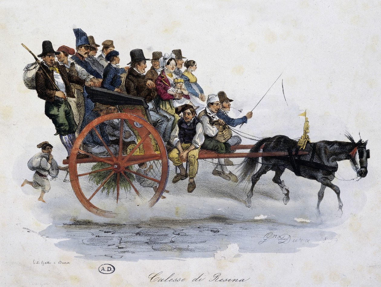 Trasporto comune: carrozza da Unknown artist