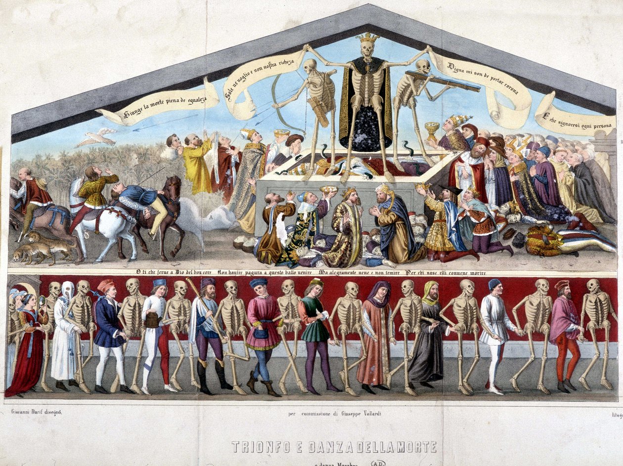 Trionfo della morte e danza macabra da Unknown artist