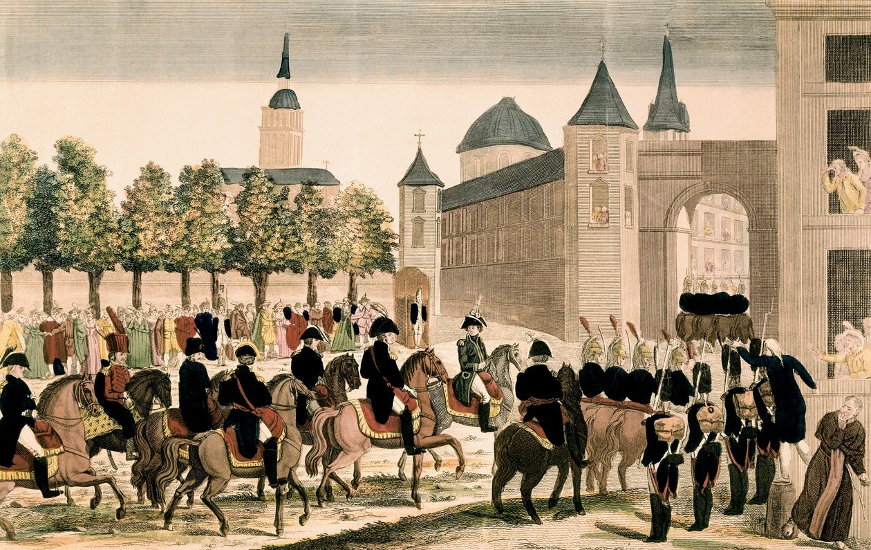 Ingresso trionfale delle truppe di Napoleone a Madrid, 4 dicembre 1808 da Unknown artist