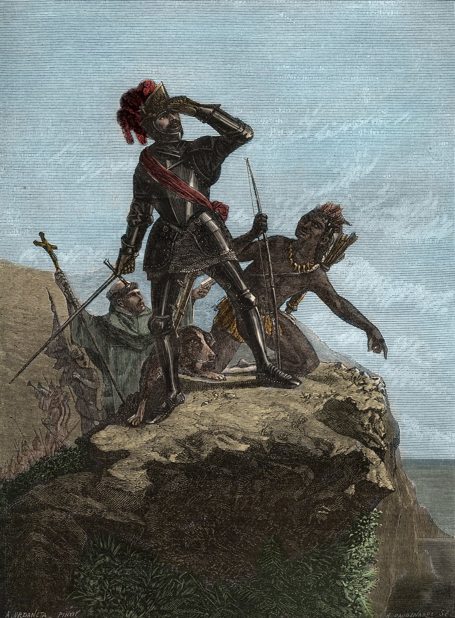 VASCO NUNEZ de BALBOA - esploratore spagnolo - Balboa scopre l