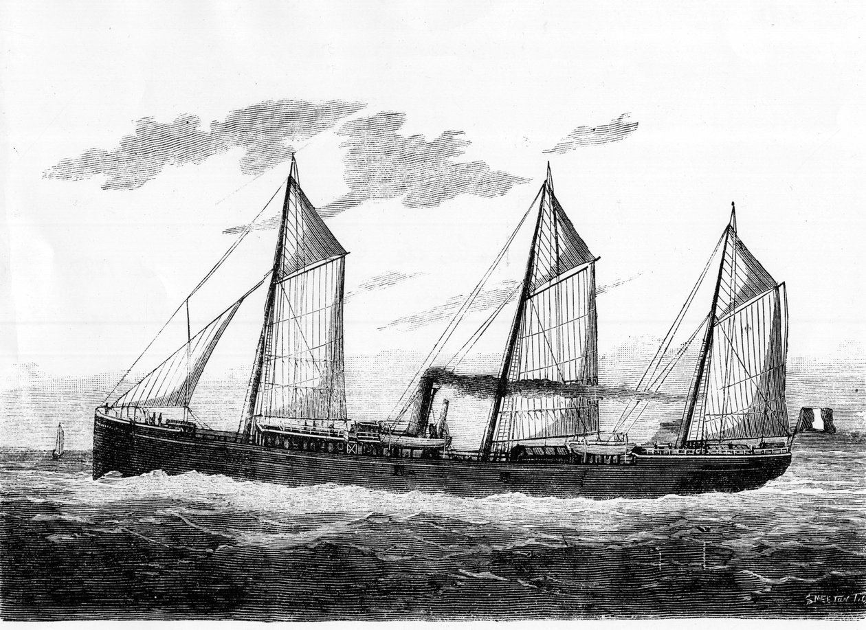 Nave "La Refrigerazione" per alimenti in scatola - in "Le meraviglie dell