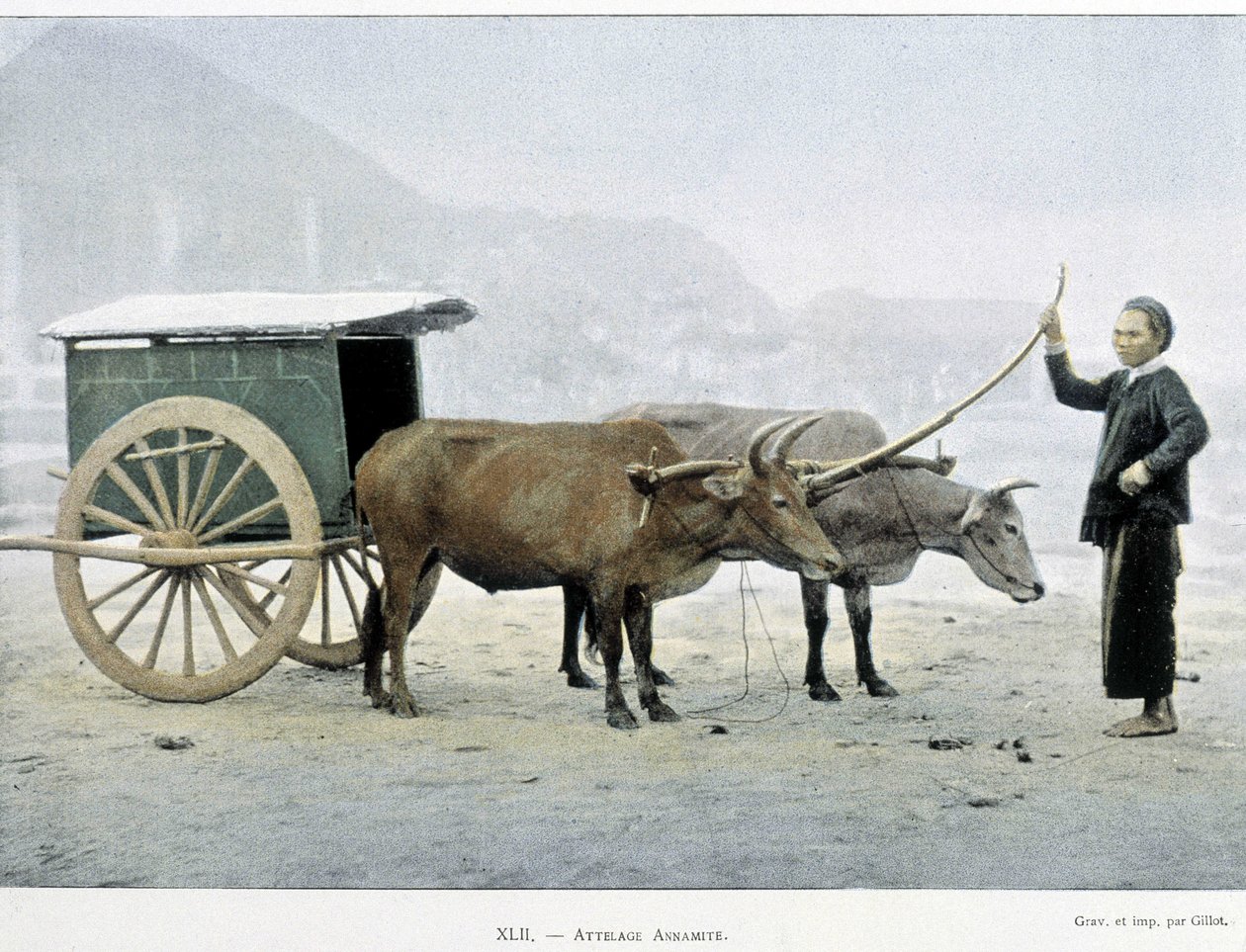 Carrozza vietnamita, "Intorno al mondo", fine XIX secolo da Unknown artist