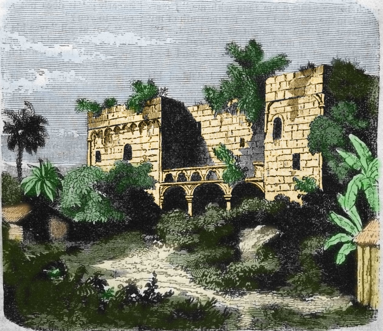 Veduta della casa "Alcazar de Colón" costruita da Cristoforo Colombo per suo figlio Diego Colombo (Diego Colon y Moniz) (1480-1526), sull