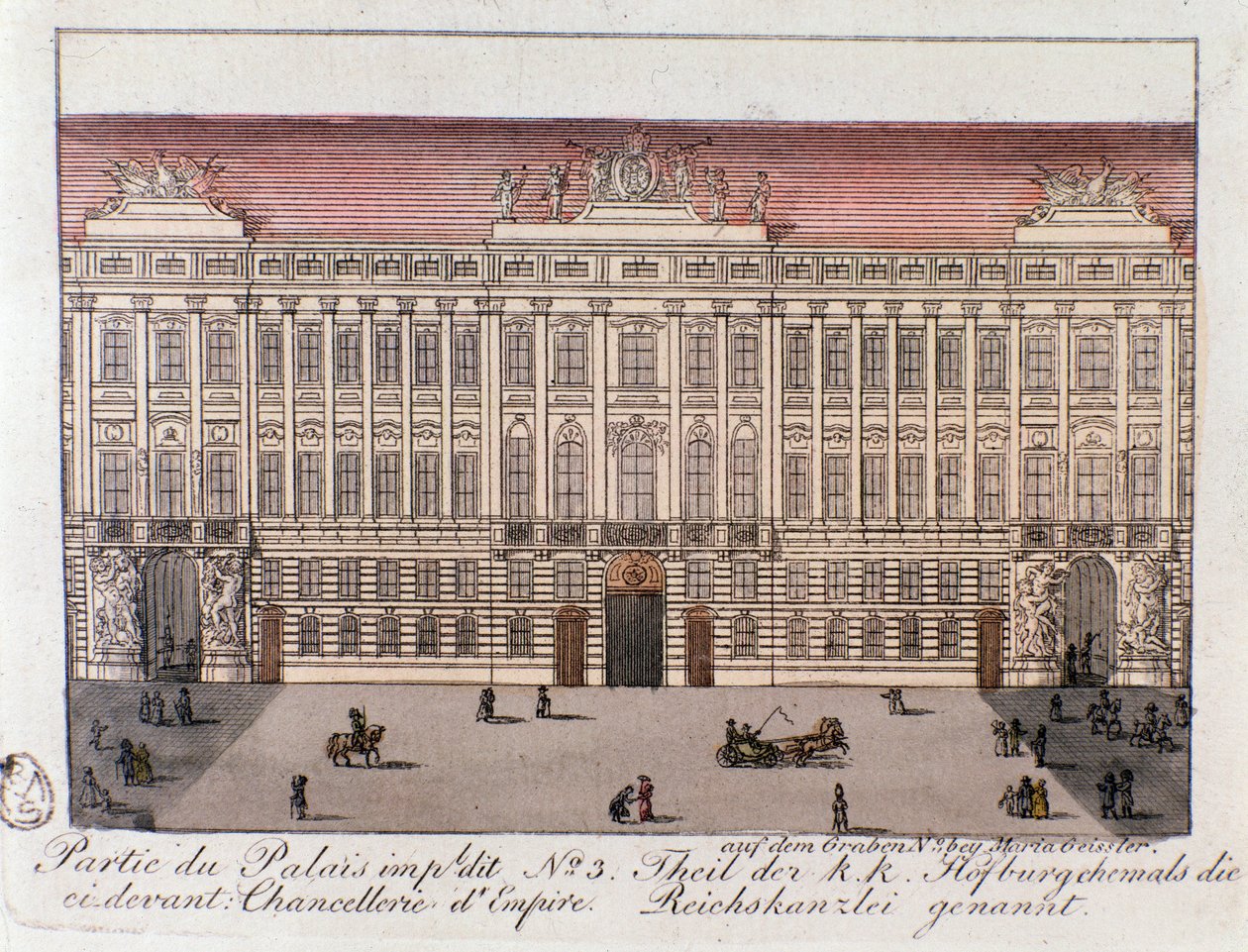 Veduta della parte del Palazzo Imperiale chiamata Cancelleria dell