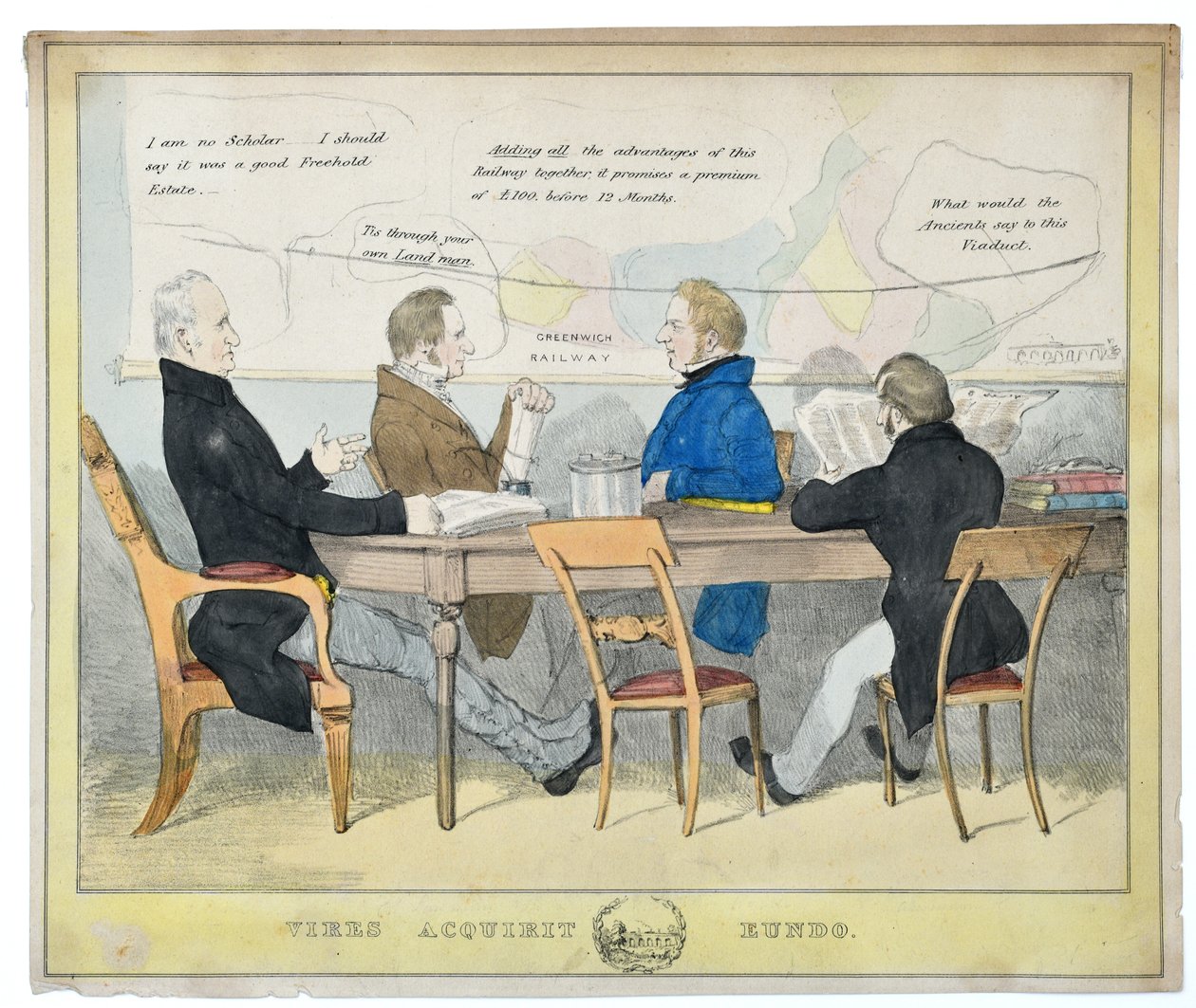 Vires Acquirit Eundo (Acquisiamo forza mentre andiamo), c.1835 da Unknown artist