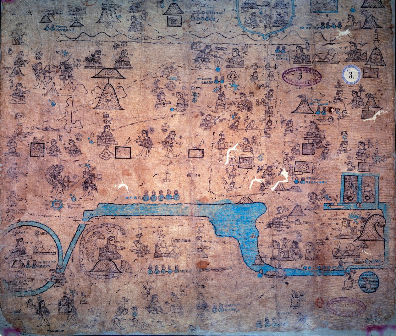 Guerra contro i popoli del nord guidata da Yacanex; la morte di Chiconquauthli, capo Acolhua, di Xolotl, a cui succede Nopaltzin, di Achitometl, re di Colhuacan. Mappa della nazione Chichimeque, dall